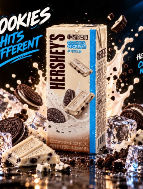 Hershey's Cookies n Creme milk