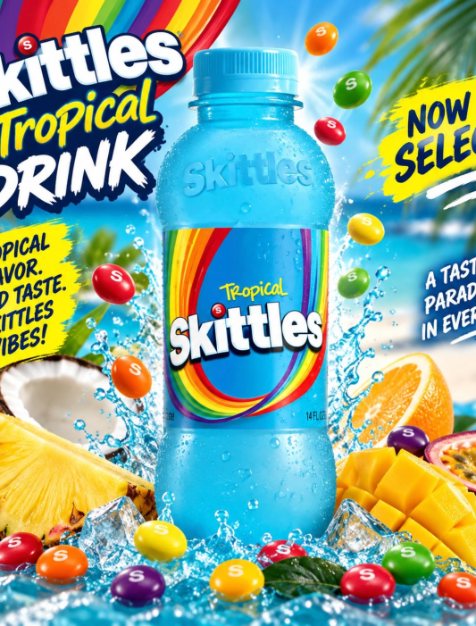 Skittles Tropical drink